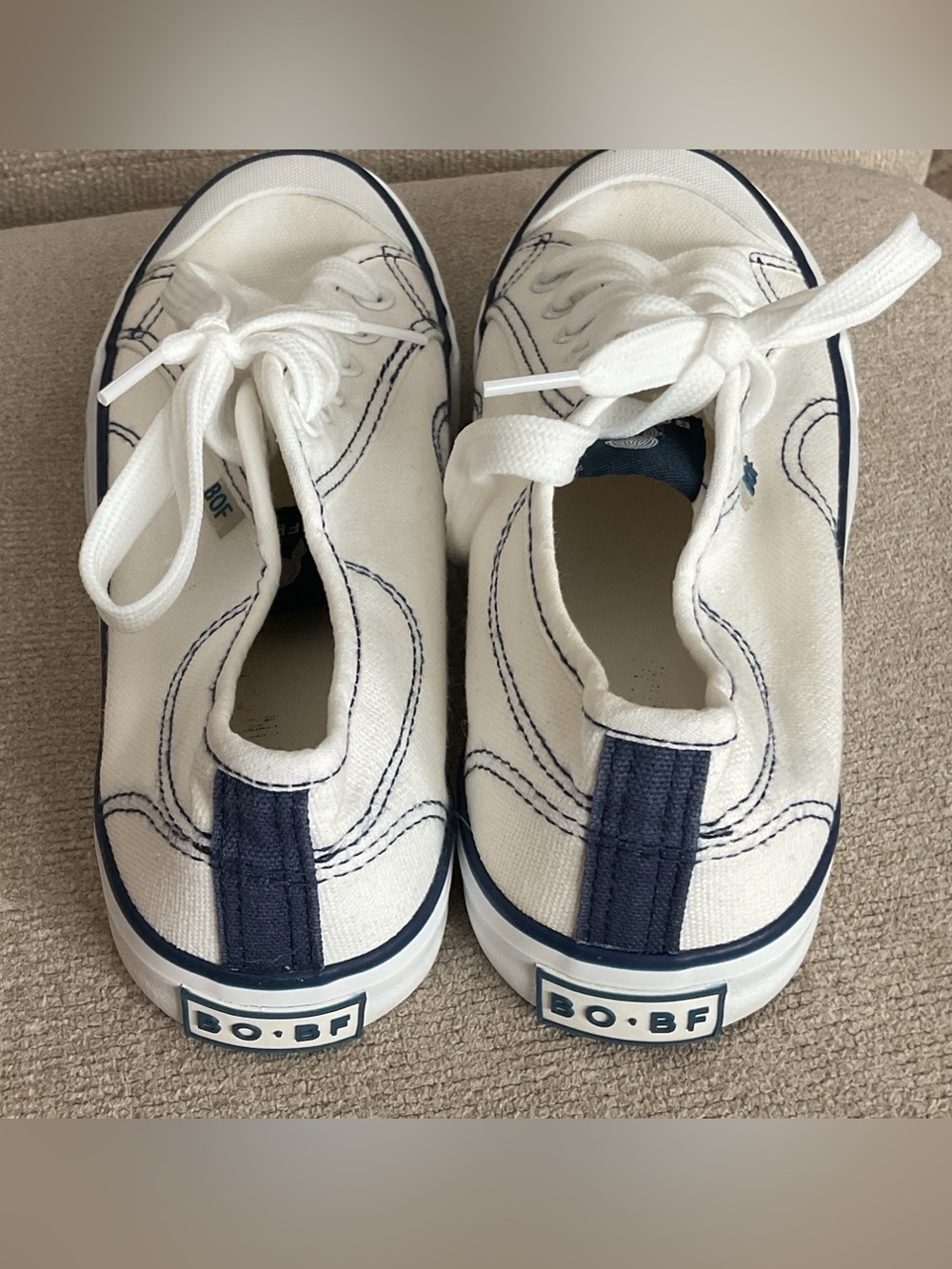 Women’s White Canvas Sneakers